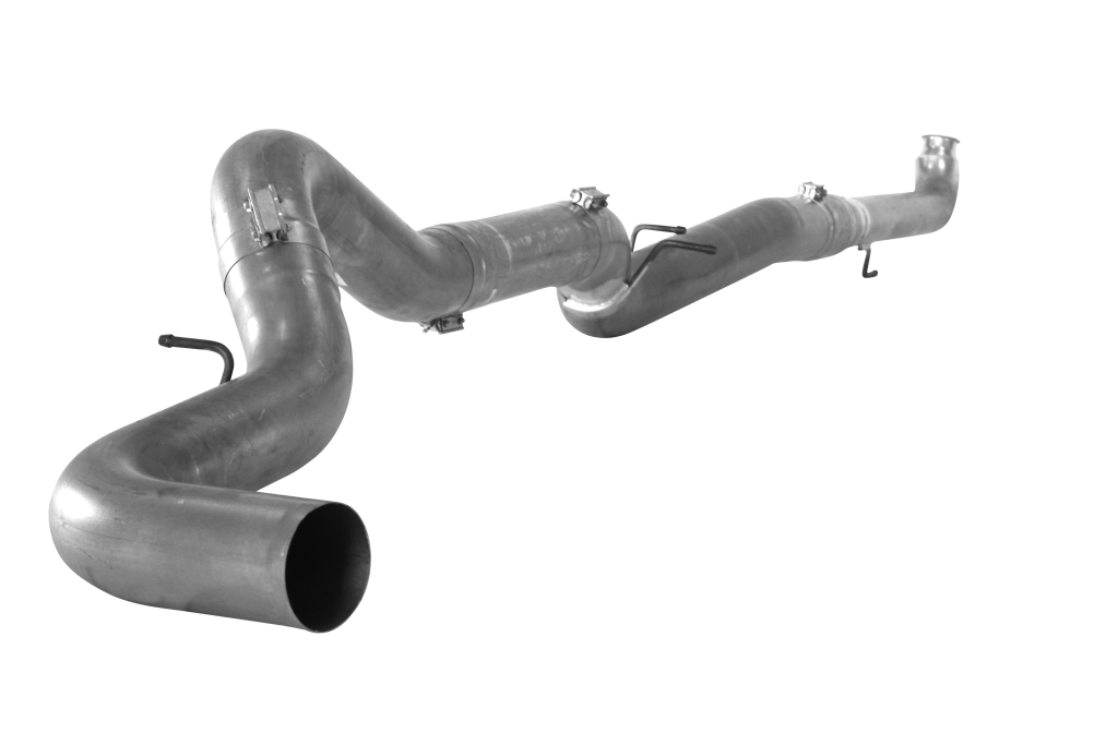 FLO-PRO 5" SS Downpipe Back Single No Muffler | 2001-2004.5 GM 2500/3500 6.6L DURAMAX