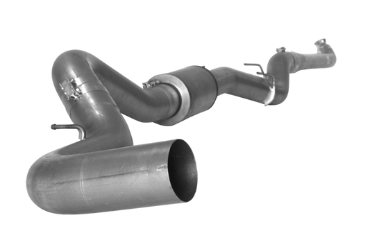 5" SS Downpipe Back Single With Muffler | 2007.5-2010 GM 2500/3500 6.6L DURAMAX