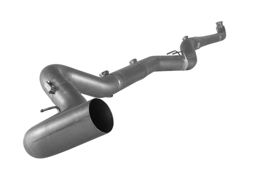 FLO-PRO 5" SS Downpipe Back Single No Muffler | 2007.5-2010 GM 2500/3500 6.6L DURAMAX