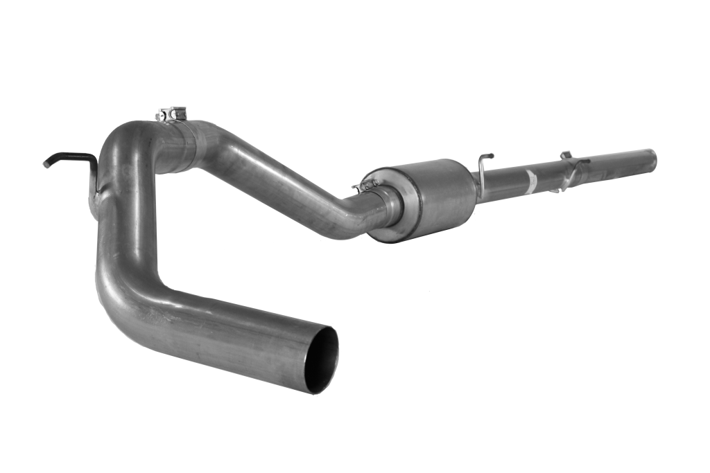 FLO-PRO 5" Downpipe Back Single With Muffler | 2016-2019 Nissan Titan Cummins 5.0L