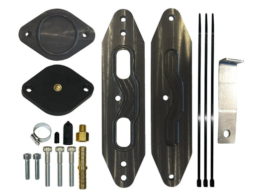 2017-2019 Ford 6.7L Power Stroke EGR Cooler Upgrade Kit w/ Pass Through Plate