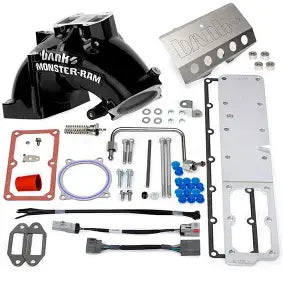 Monster-Ram Intake System for 19-24 Ram 2500/3500 6.7L Cummins Black Powdercoat
